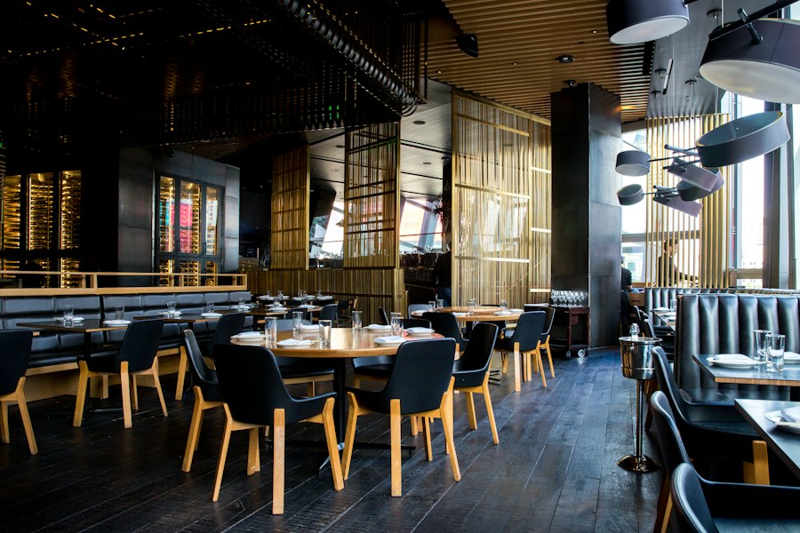 Illustrative restaurant interior